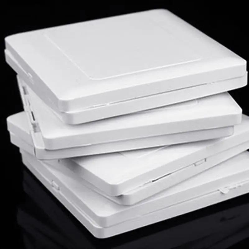 

2022 New Electric Wall Switch Socket Blank Cover Panel Whiteboard ABS Outlet Plate Bezel Tool 86x86mm