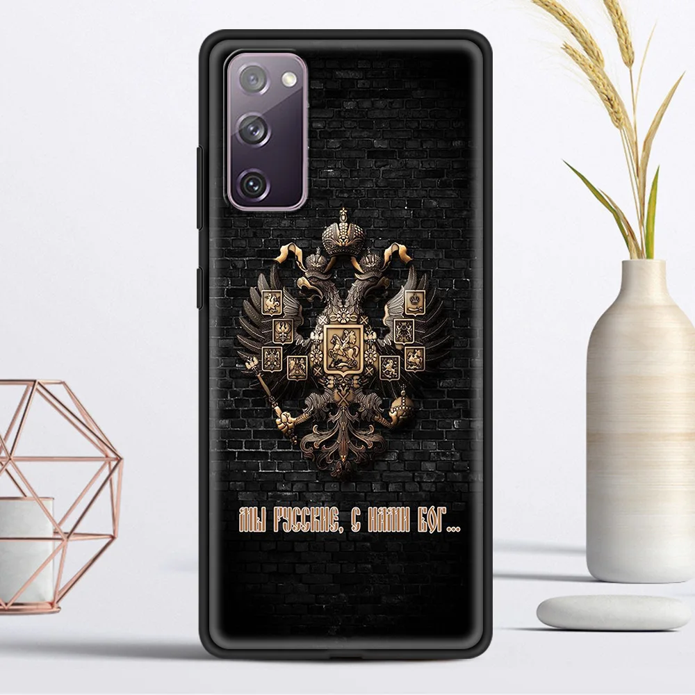 

Russian Flag Bear Eagle Flag Soft Case for Samsung Galaxy S21 S20 Ultra S20 FE S10 Lite S10E S9 S8 Plus 5G Luxury Phone Coque
