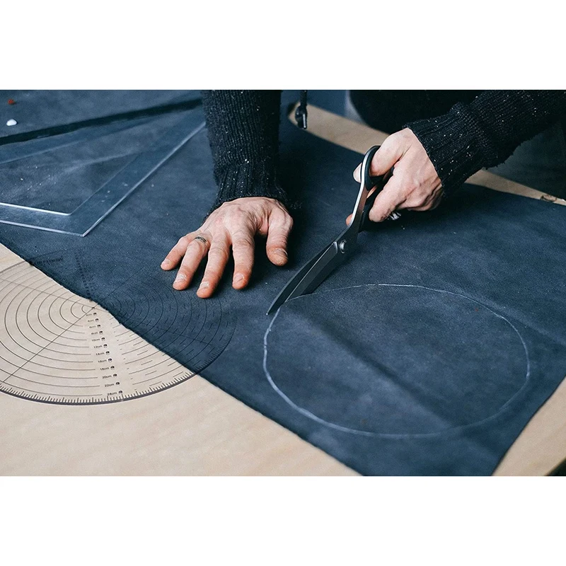 Круглая линейка для шитья 10 дюймов акриловая резки шаблоны квилтинга ткани