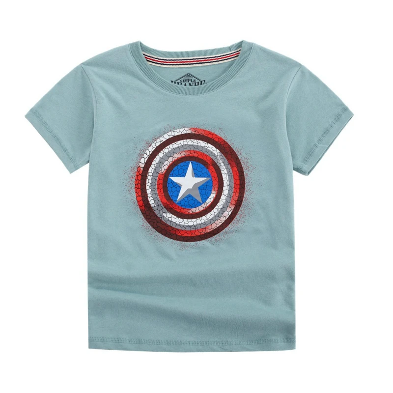 2020 летние детские футболки с коротким рукавом для мальчиков хлопковая толстовка