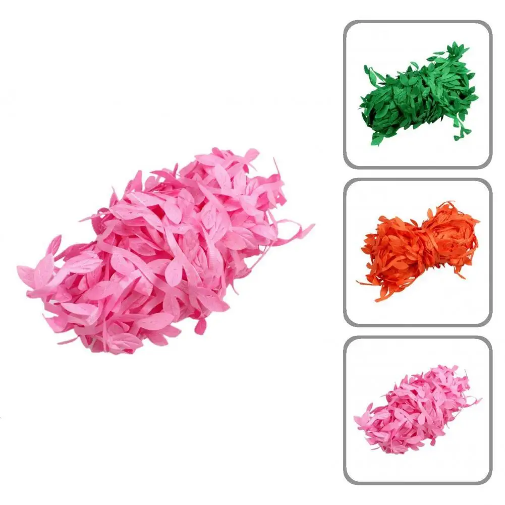

Leaf Ribbons Handmade Wide Application Gift Wrap Christmas Vine Garland Vine Garland Ribbons Tree Leaf Ribbon 1 Roll