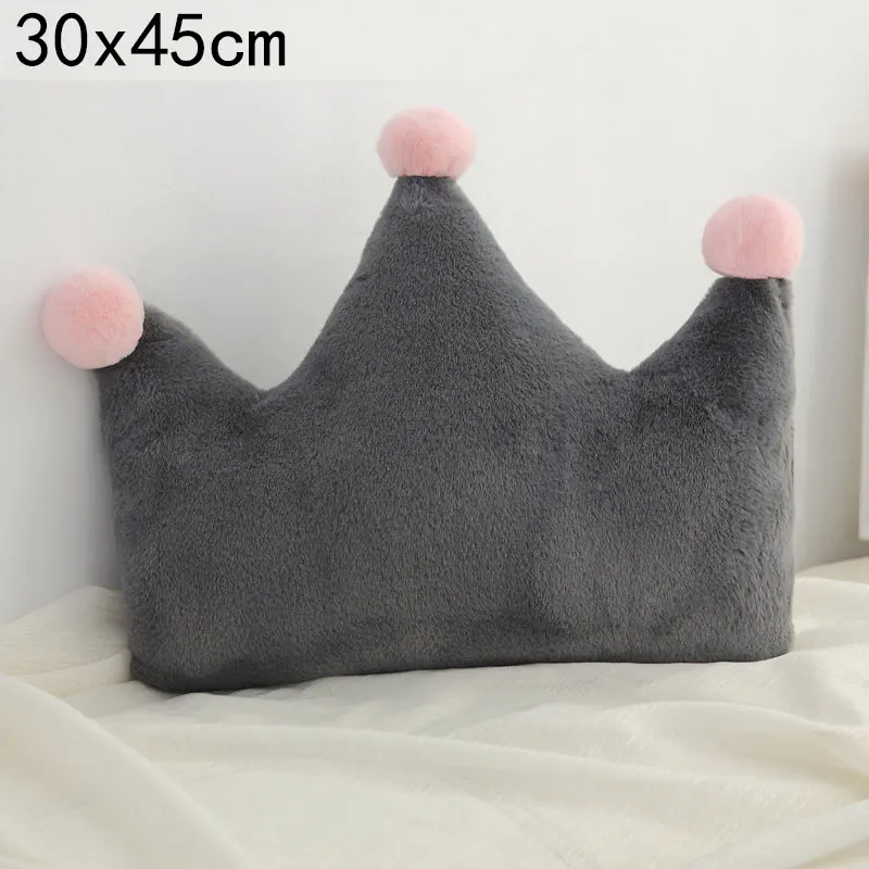 grey Crown S Baby Pillow Newborn Baby Room Decoration Plush Toys Nodic Soft Nursing Pillow Breastfeeding For Boy Girl Kids Pillow Cushion - Цвет: grey Crown S