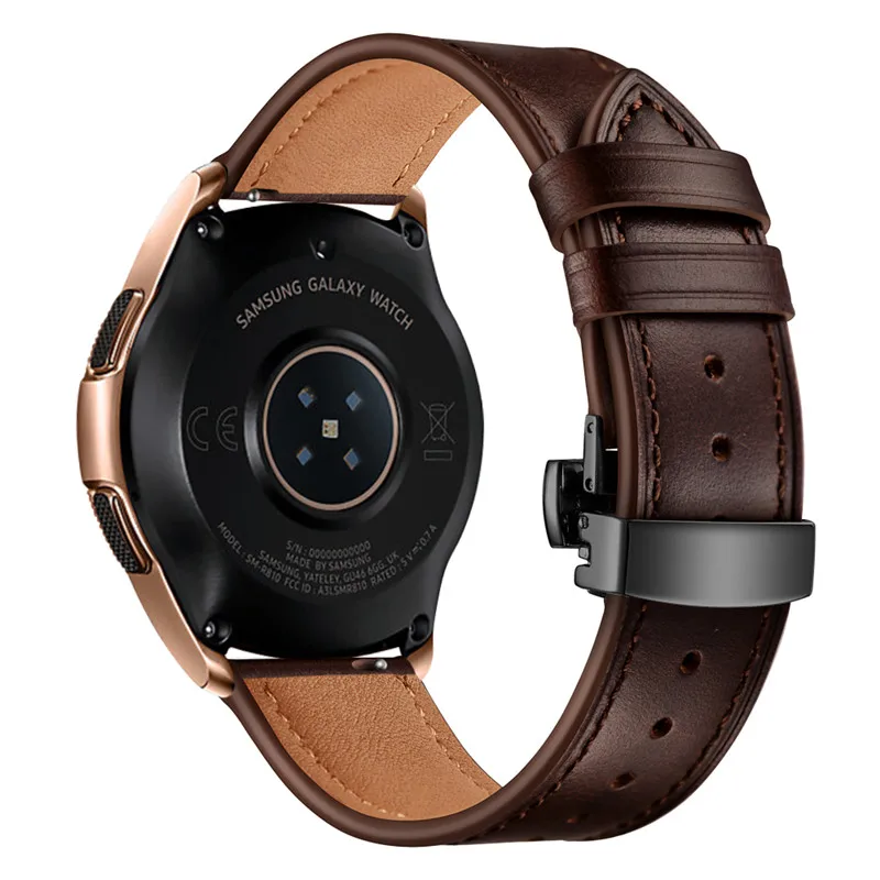 Браслет для часов Samsung Galaxy Watch Active 2 44 мм, ремешок из натуральной кожи 20 мм, ремешок Correa Active2 40 мм.