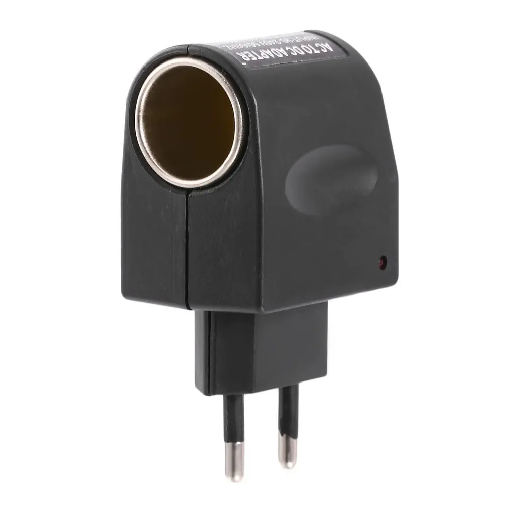 New Stylish 220V AC to 12V DC Car Cigarette Lighter Wall Power Socket Plug Adapter Converter Dropping Shipping | Компьютеры и офис
