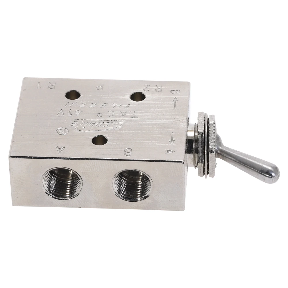 Пневматический 2 позиционный 5 переключатель с серебристым тоном|Пневматические