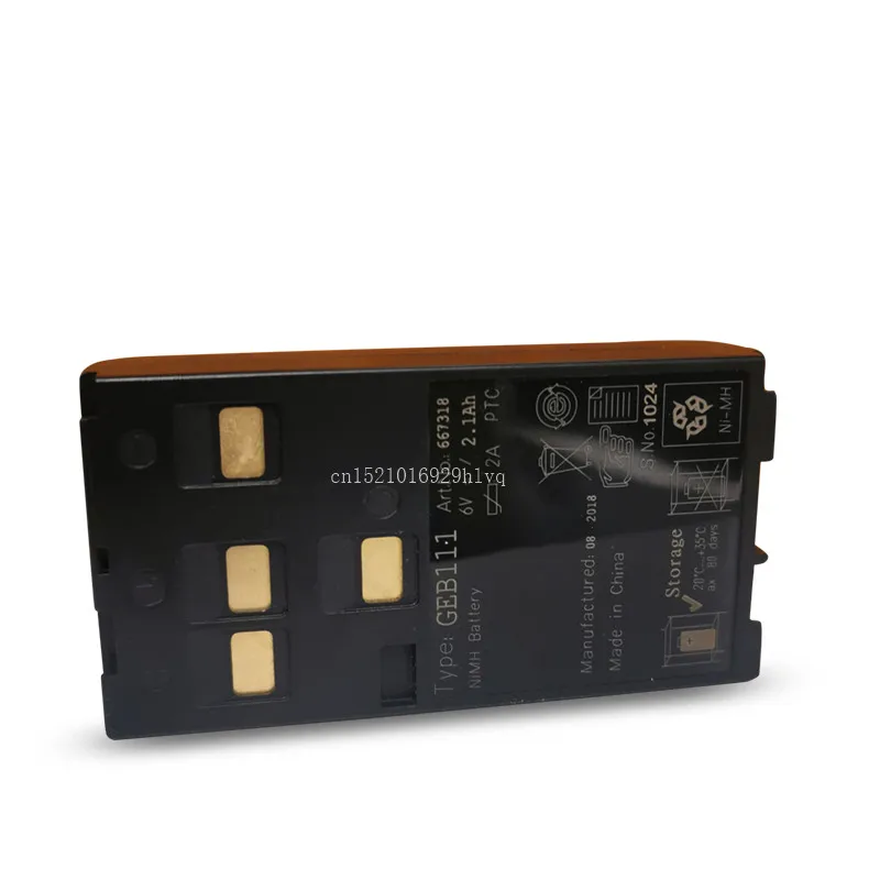 1 шт. высокое качество новый GEB111 батарея измерительный инструмент NiMH 6V 2.1Ah для TPS TC
