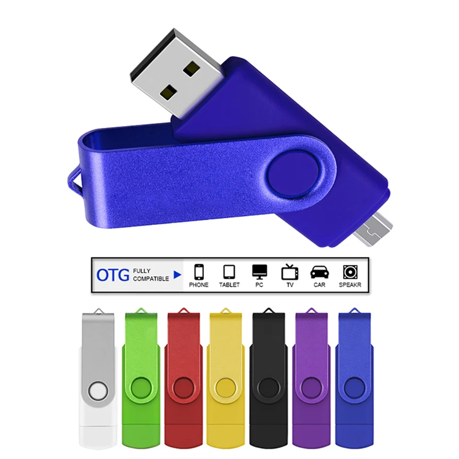 Usb флеш-накопитель 128 Гб OTG флеш-накопитель 64 Гб Смартфон Флешка 32 Гб 16 Гб металлический otg флеш-накопитель cle usb флеш-накопитель 8 ГБ устройства для хранения