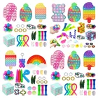 Лучший набор антистрессовых игрушек, мраморный рельефный подарок для взрослых, девочек, детей, сенсорный антистрессовый рельеф, игрушечная коробка