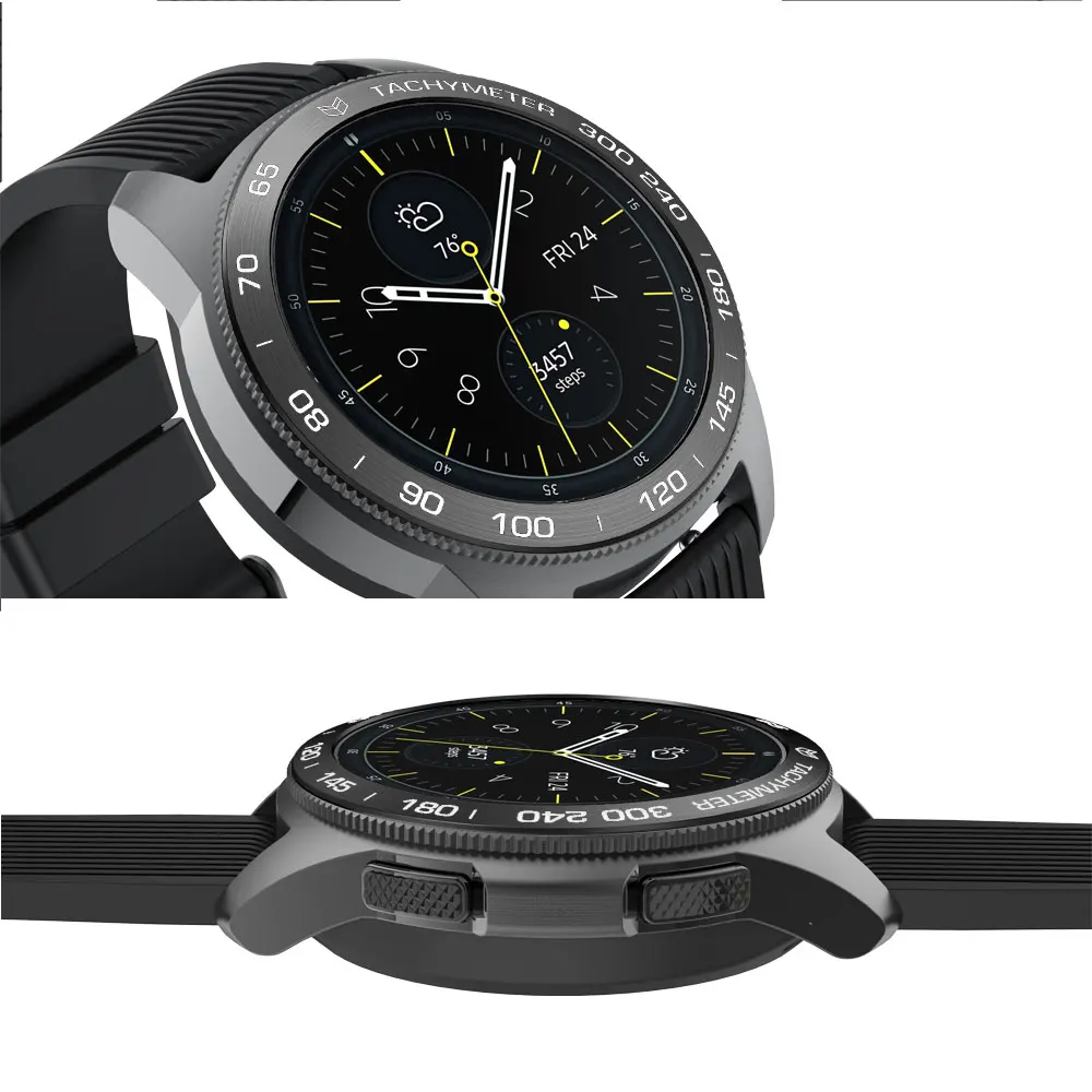 

Сменные аксессуары для смарт-часов для Samsung Galaxy Watch 42 мм Защитная круглая клейкая крышка с защитой от царапин металлическая секция D