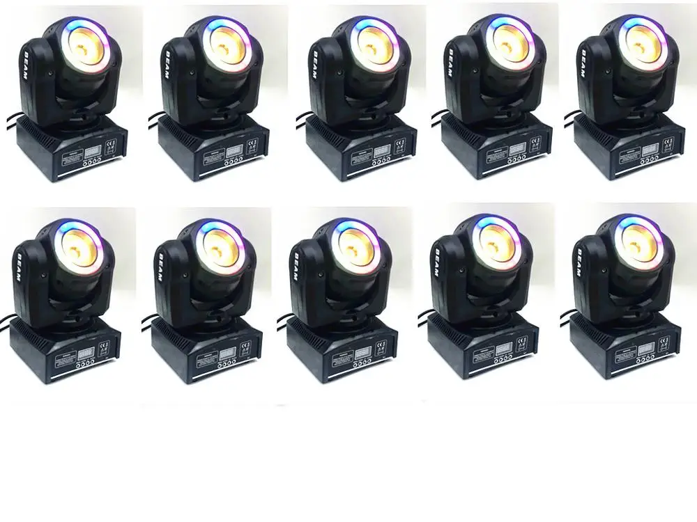Мини светодиодный 60 Вт haz móvil con efecto Halo RGBW 4в1 de luz cabezas móviles luces super brillante DJ Контроль dmx