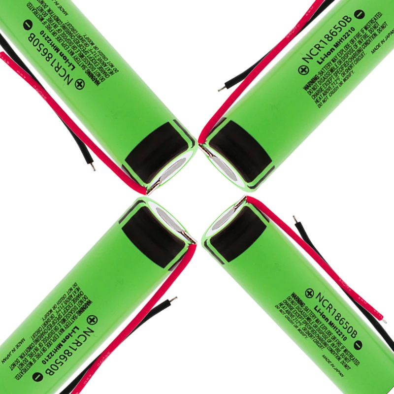 2020 100% New Original 18650 battery NCR18650B 3.7 v 3400 mah Lithium Rechargeable Battery For Flashlight batteries + wire | Электроника