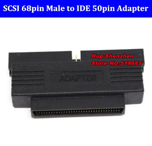 Бесплатная доставка HPDB 68pin male к IDE 50pin adapter SCSI 68 контактный 50