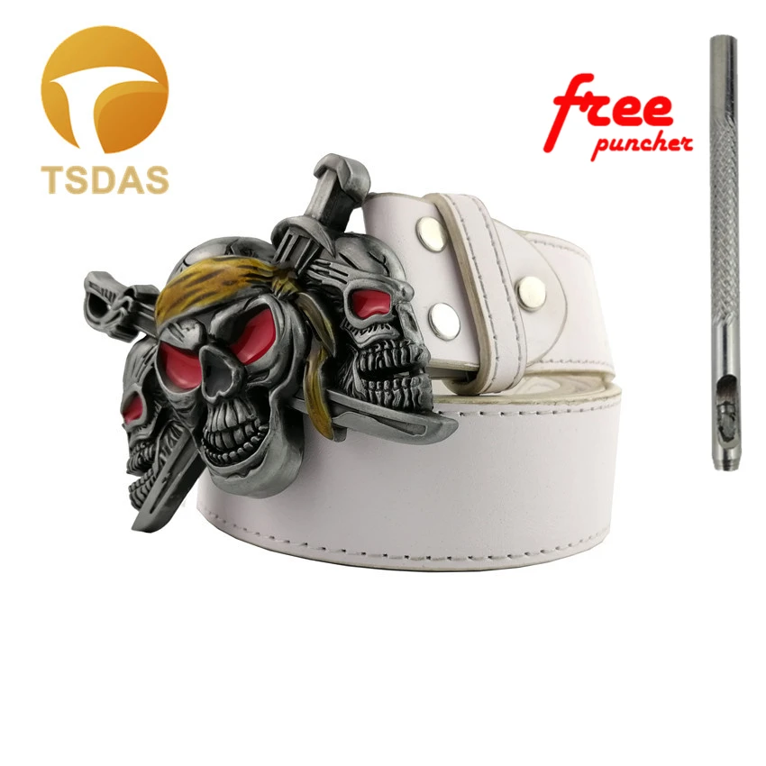 Бесплатная доставка объемная пряжка для ремня в виде черепа с античным