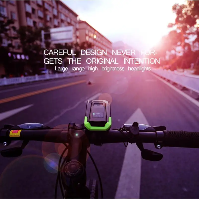Велосипедный передний светодиодный светильник USB Перезаряжаемый велосипедный