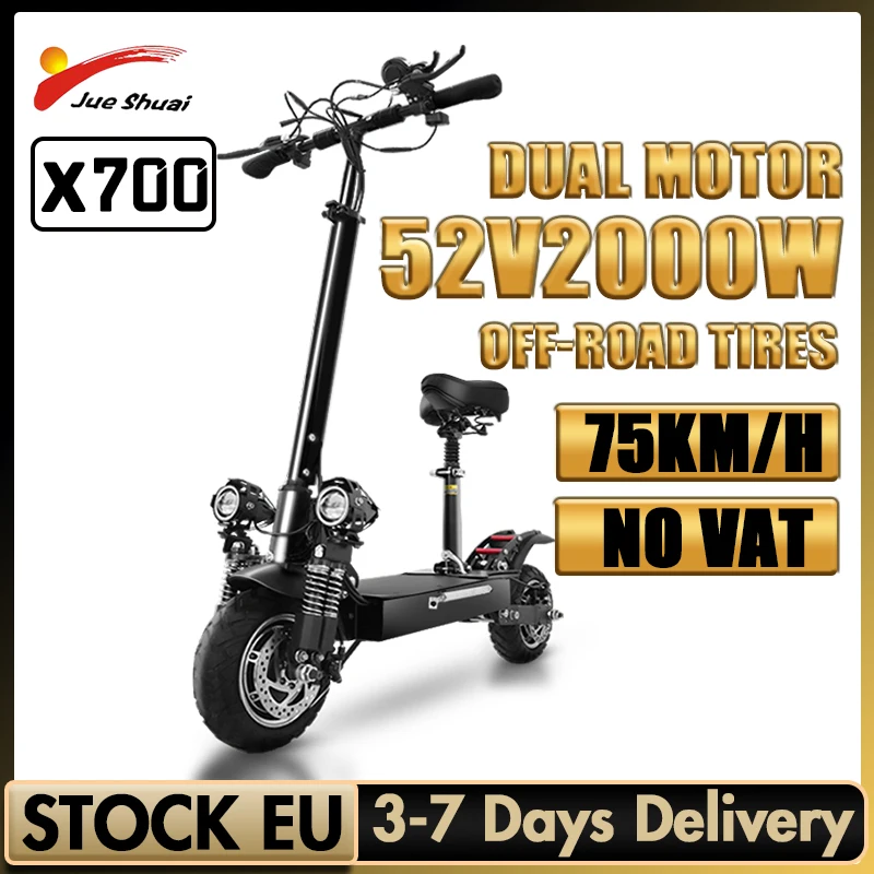 

Скутер электрический с двойным мотором, 52 в, 20000 Вт, 75 км/ч