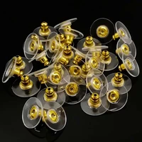 lo paulina butterfly round plate bullet earring backs diy earring stoppers wholsale 100pcslot