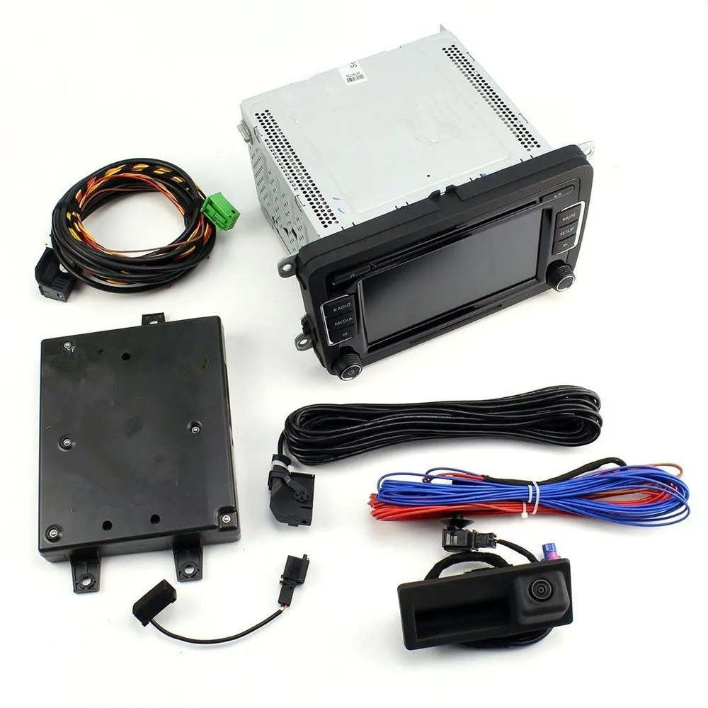

Car RCD510 Radio 9W2 Bluetooth Module RVC Reverse-image Camera RGB Rear View kit For Golf MK5 MK6 Passat B6 Scirocco 1K8035730D