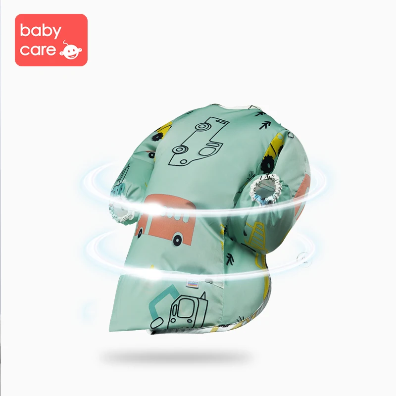 Babycare/милые детские нагрудники водонепроницаемый передник с длинными рукавами