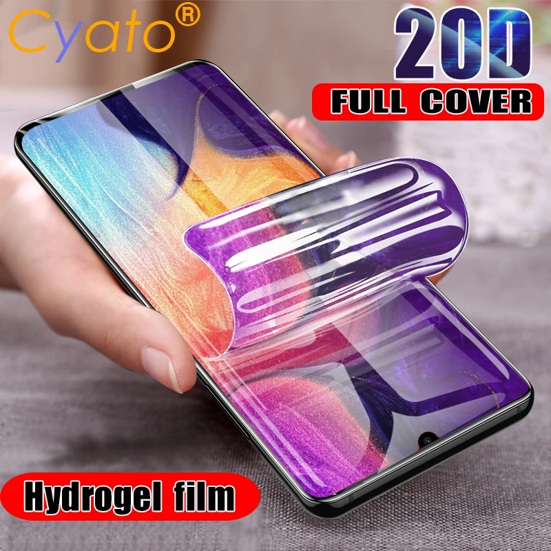 Гидрогелевая пленка 20D для Samsung Galaxy S8 S9 S10e S10 Plus защитная экрана A50 A30 A20 A70 A80 A90 A10 Note 8