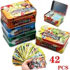 42 штукинабор, карты покемона, железная коробка, TAKARA TOMY, боевые игры, хобби, коллекционная игра для хобби, коллекционная игра для детей