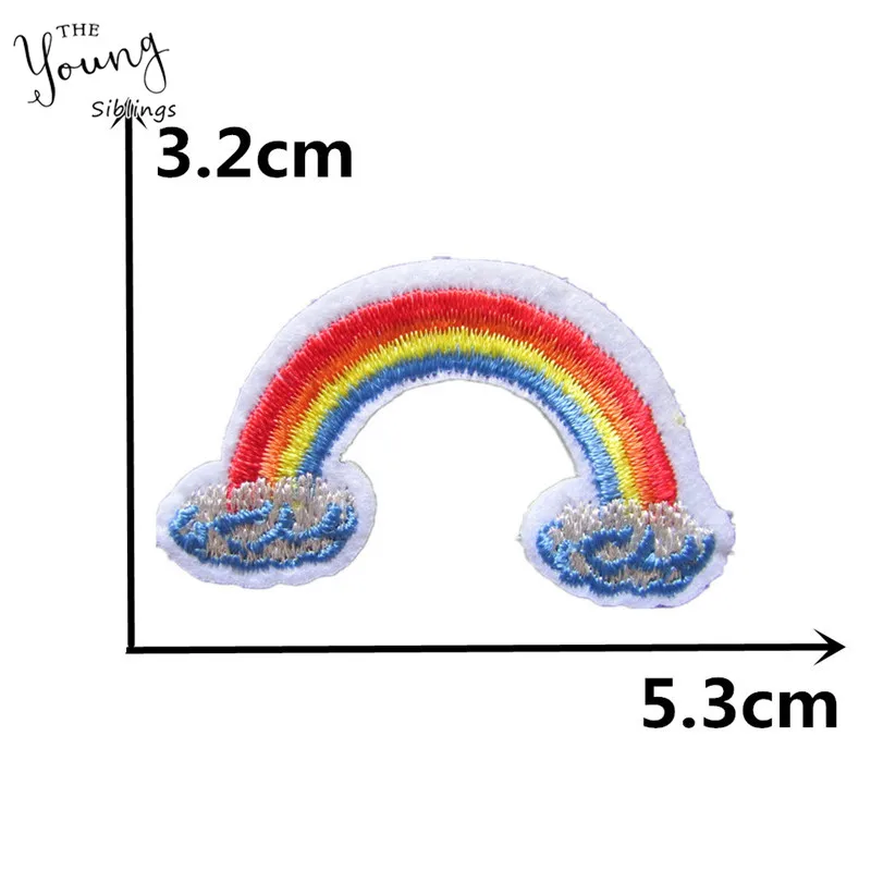 Декоративная заплатка с рисунком из мультфильма вышитая аппликация для DIY