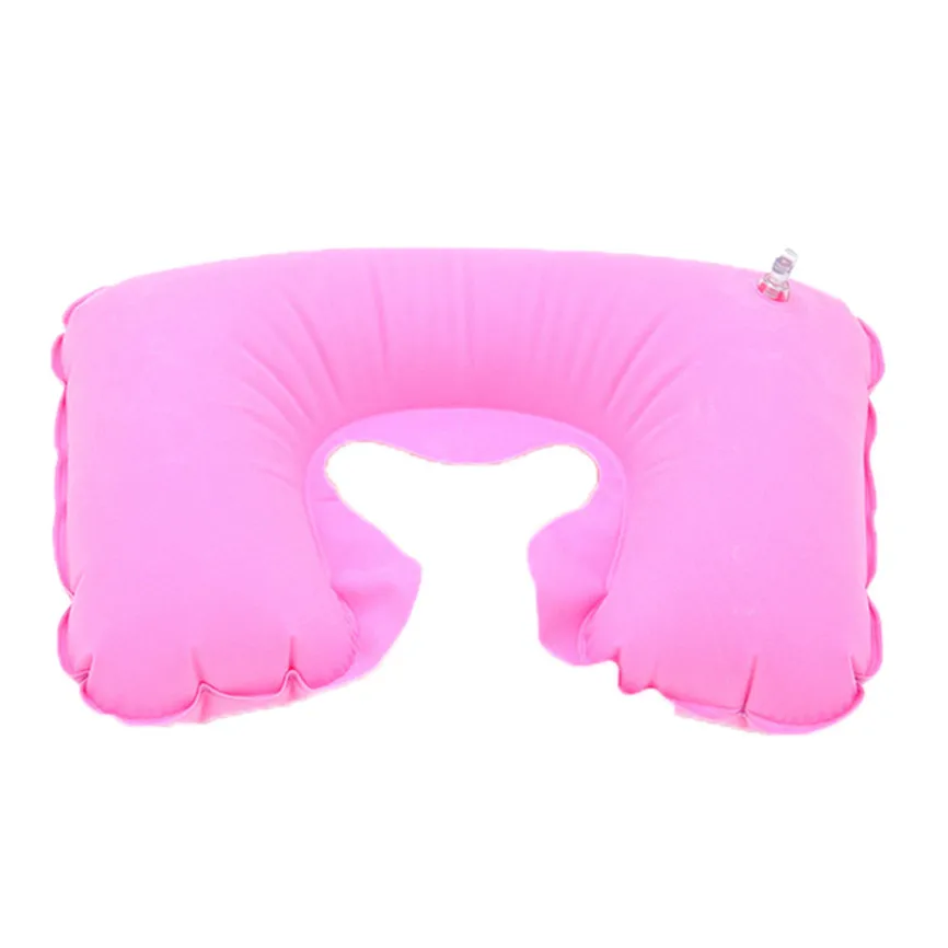 U образная подушка для путешествий надувная Автомобильная шеи отдыха офиса