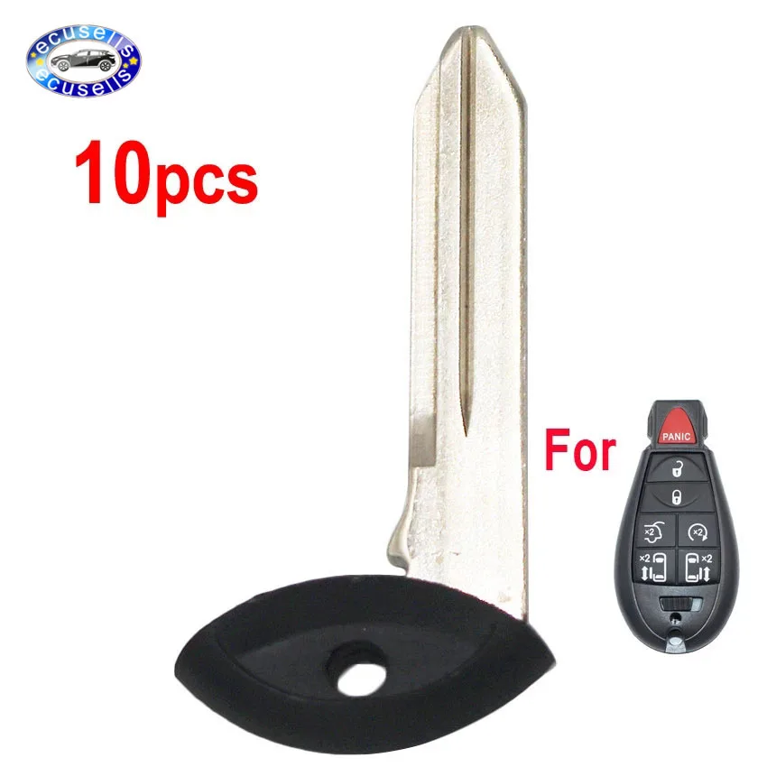 10 шт./лот необработанное лезвие Аварийный ключ пустой Fob легко резать медно