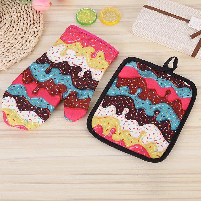 2 шт. шоколад микроволновая печь варежка прихватка формы для выпечки Белого и