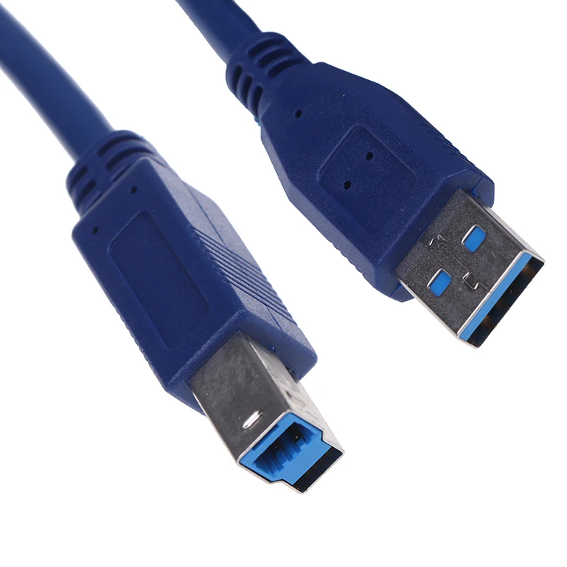USB 3,0 A Male AM к USB 3,0 B Тип Male BM Удлинительный кабель для принтера USB3.0 кабель для сверхскоростной печати