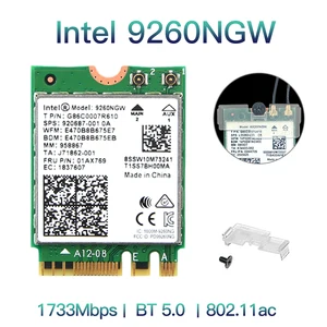Двухдиапазонный беспроводной адаптер для Intel 9260, Wi-Fi-карты 9260NGW 9260AC NGFF M.2, 1,73 Гбитс, 802.11ac, Bluetooth 5,0, Wlan