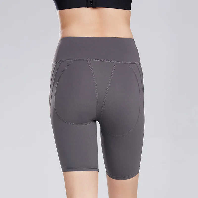 

Sport Shorts Women Elastic Running Fitness Gym Shorts Buttock Lifting Yoga Shorts Woman High Waist Cycling Leggings Tight Shorts