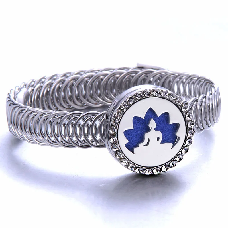 Новый аромадиффузор браслет Лотос медальоны для ароматерапии ароматерапия с