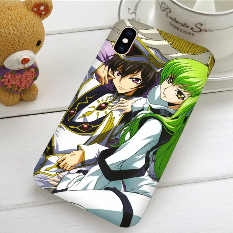 Аниме код Geass Мягкий ТПУ чехол для телефона iphone 4 4s 5c 5s 5 SE 6 6s 7 8 plus X XR XS 11 Pro Max Shell |