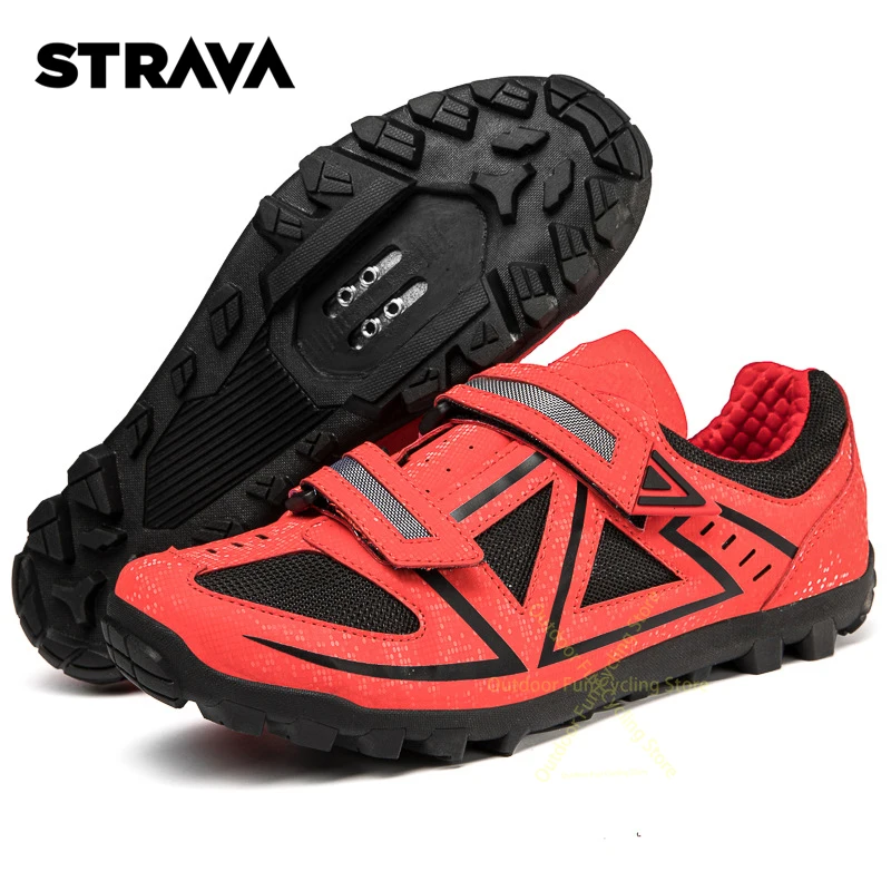 

Обувь для велоспорта Strava, профессиональная спортивная обувь унисекс для шоссейного велосипеда с замком, для езды по бездорожью