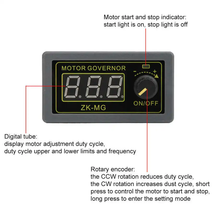 ШИМ регулятор скорости двигателя контроллер постоянного тока без щетки