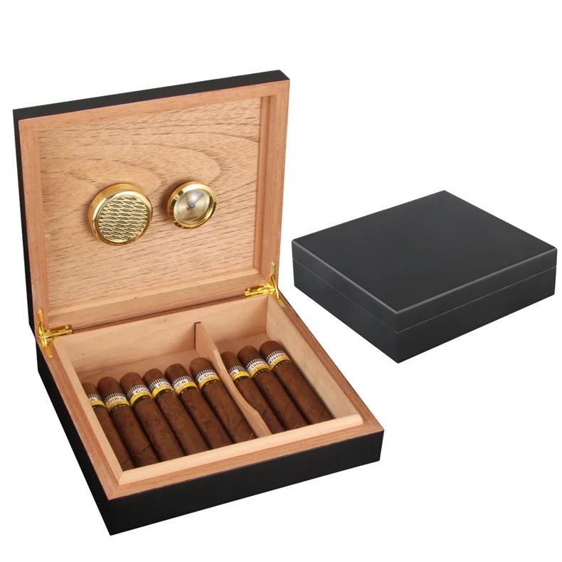 Хьюмидор для сигар Cohiba коробка складываемая сигара чехол Аксессуары кедровая древесина с увлажнителем гигрометр
