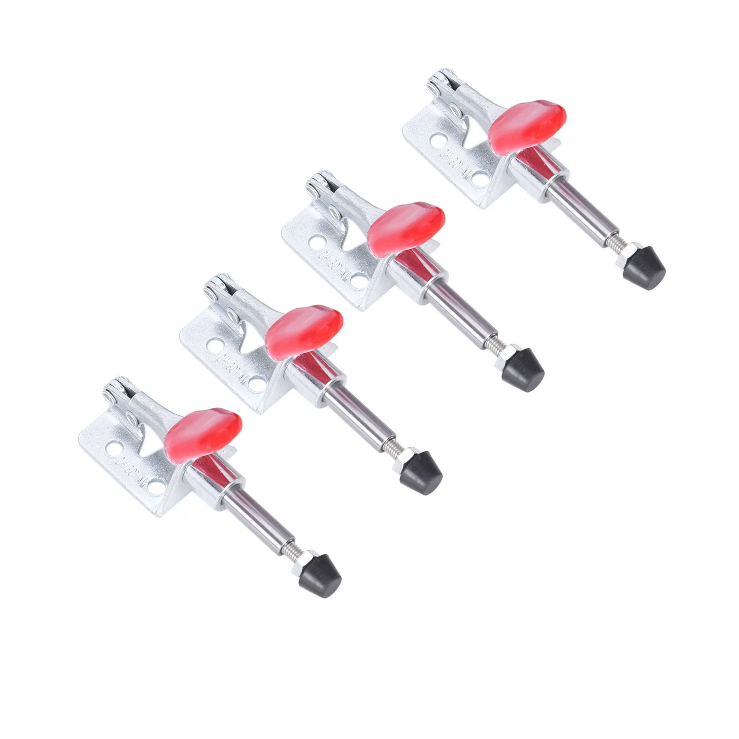 

4Pcs GH-301AM 45Kg Toggle Clamp Quick Release Pull Action Vertical/Horizontal Type Clamps U-shaped Bar Hand Tool for Woodworking