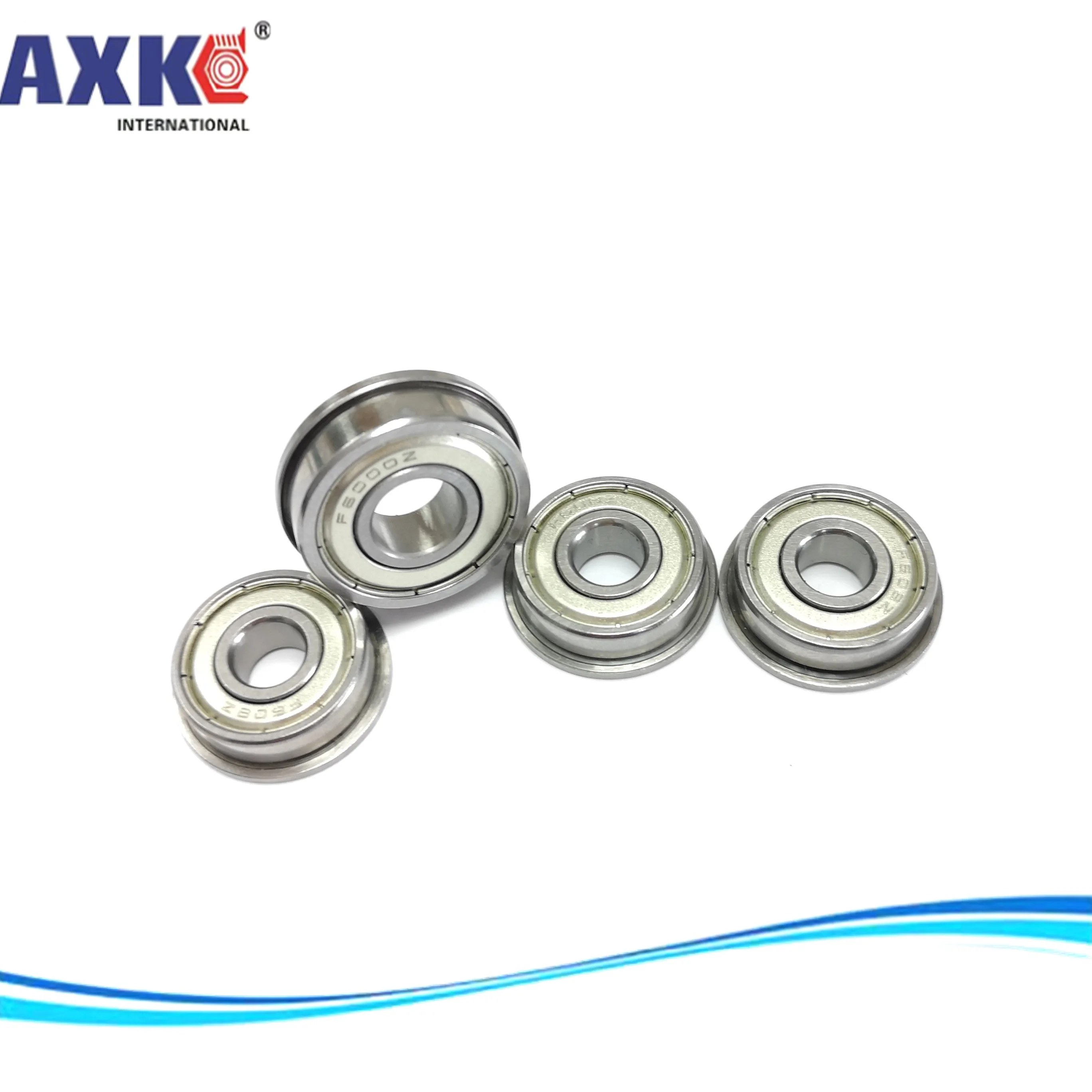 

500pcs/lot free shipping Wholesale Flange ball bearing F6000ZZ 10*26*8 mm