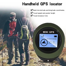 Миниатюрный GPS-навигатор с ресивером, ручной логгер с зарядкой от USB для обнаружения местоположения, компас путешественника