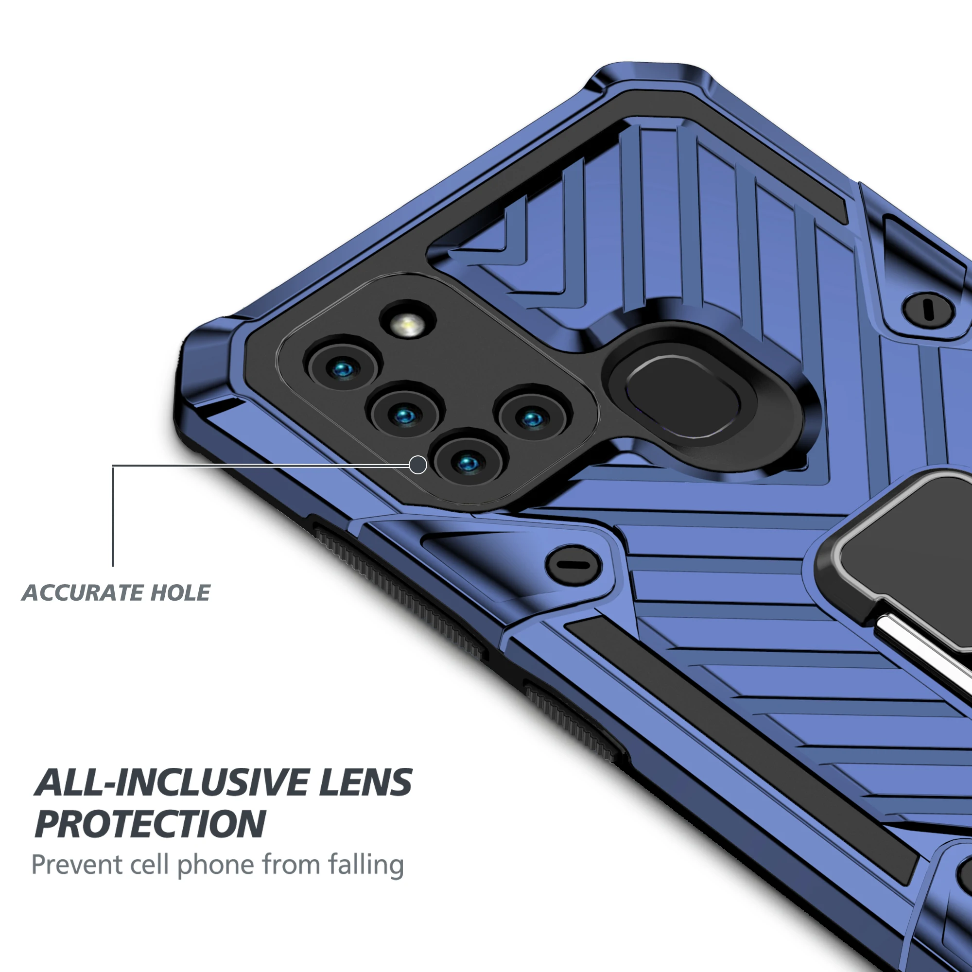 

Luxury Armor Car Holder Ring Back Cover For Samsung Galaxy A21 A21S A01 A02 A11 A31 A41 A51 A71M51A12 A32 A42 5G Phone Cases
