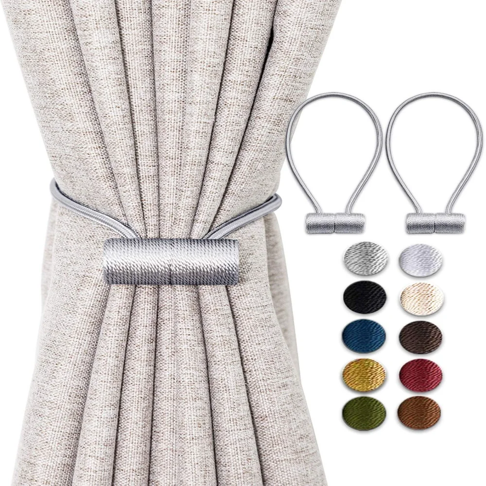 Магнитные застежки для штор драпировки модернизированные 2 шт. 16 дюймов