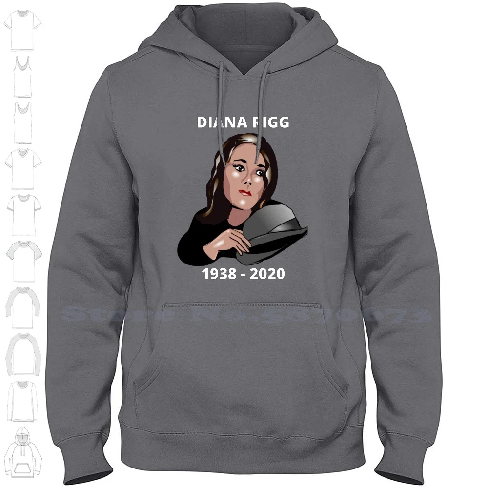 Спортивная толстовка с капюшоном Diana Rigg 1938 2020 уличная одежда Rip женская для лица