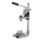 Электрический держатель дрели одиночныйдвойной головкой держатель сверла шлифовальный станок стойкизажим скамья Пресс стендАлюминий плоскогубцы