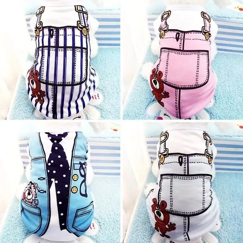 

Puppy clothes thin section breathable Bichon Teddy small dog vest rabbit cat pet clothes