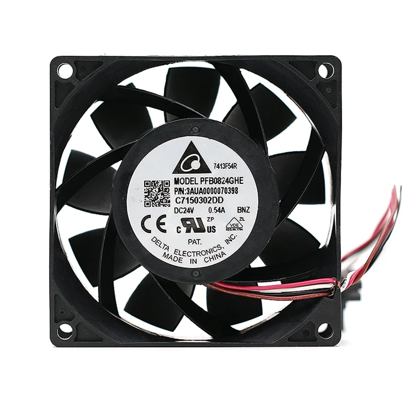 Original PFB0824GHE 8038 24V 0.54A four-wire PWM gale volume inverter cooling fan | Fans & Cooling