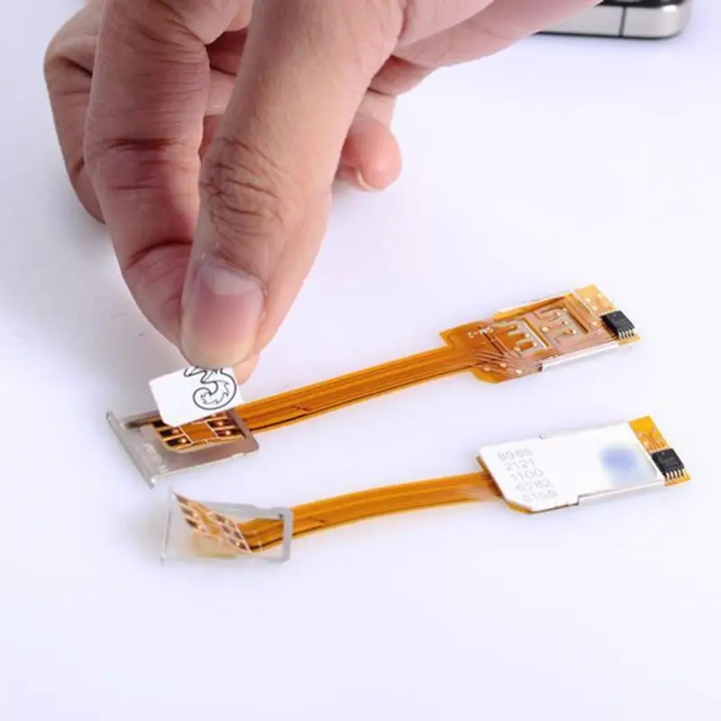Адаптер для двух SIM-карт универсальный чип Samsung 4 поколения iphone5 | Мобильные