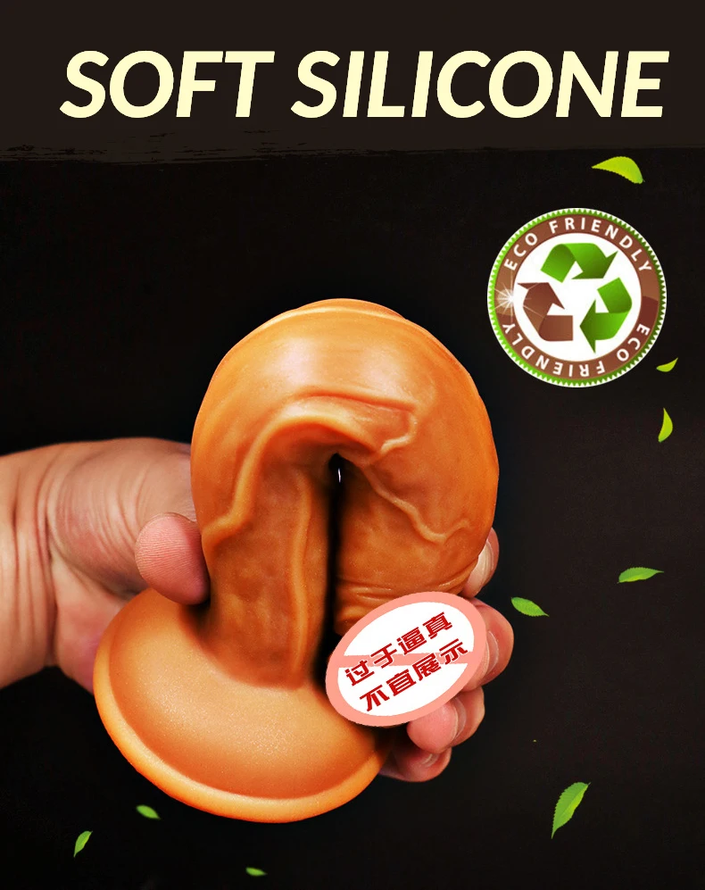 Реалистичный фаллоимитатор огромное всасывание женский пенис мастурбация