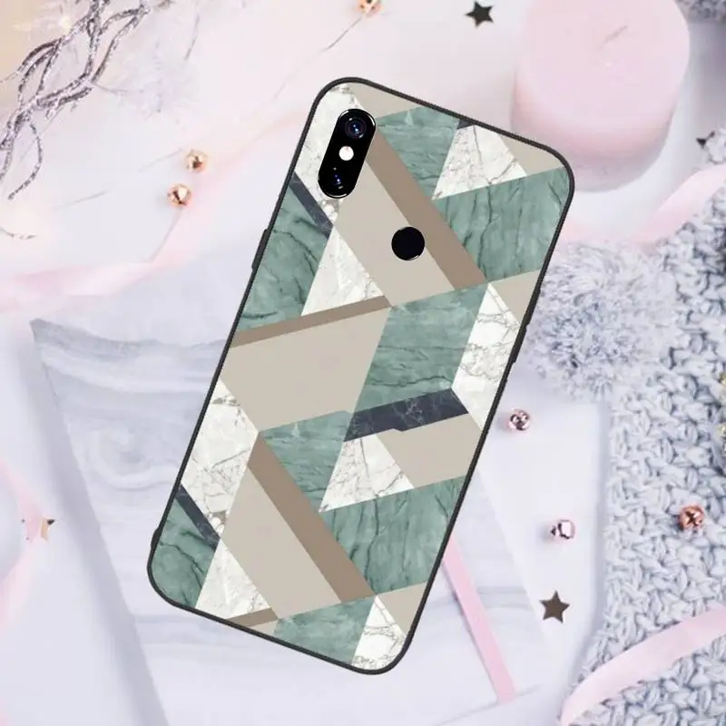 

Geometry Cool Marble pattern Phone Case For Xiaomi Redmi 7 8 9t a3Pro 9se k20 mi8 max3 lite 9 note 9s 10 pro