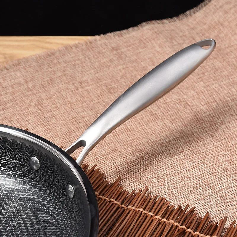 Сковорода из нержавеющей стали 304 антипригарная сковородка для омлета сковорода