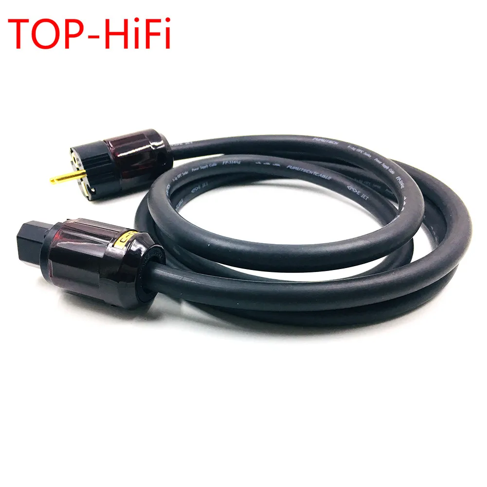 

Топ-HiFi позолоченный штекер питания HIFI EU Schuko Сетевой Кабель AC сетевой шнур Кабель с силовым шнуром Furutech